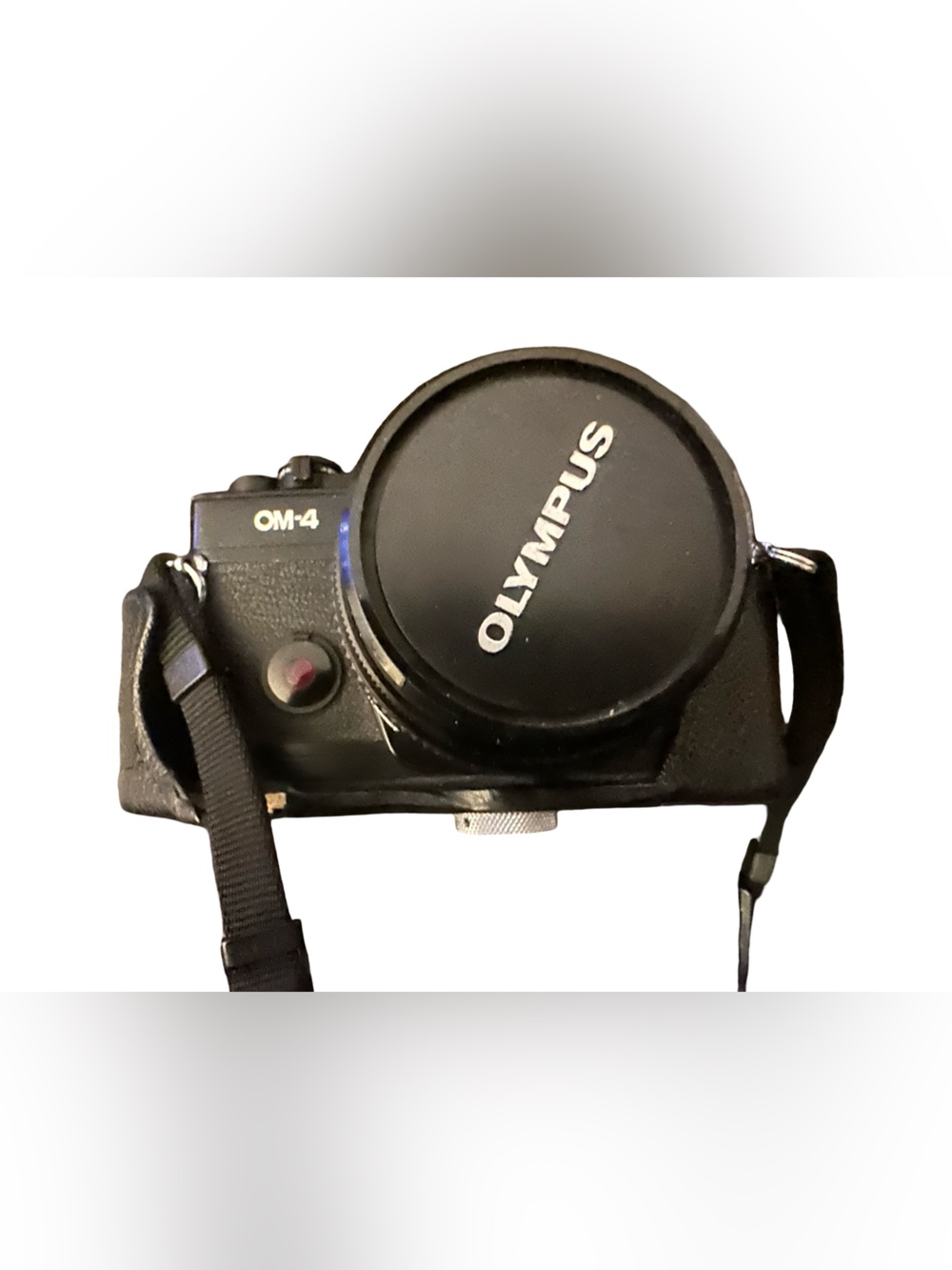 Olympus OM-4 Black SLR Camera Body with Black Lens Cap